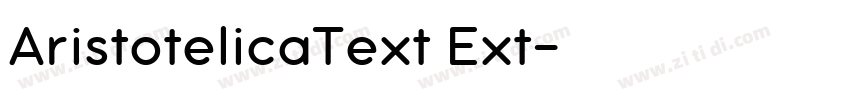 AristotelicaText Ext字体转换